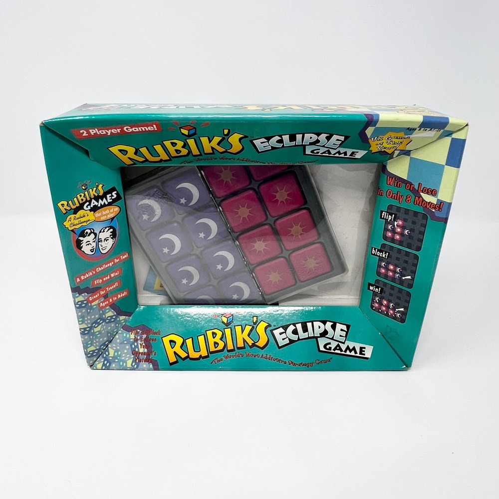 Rubiks Eclipse Board Game with Box Vintage